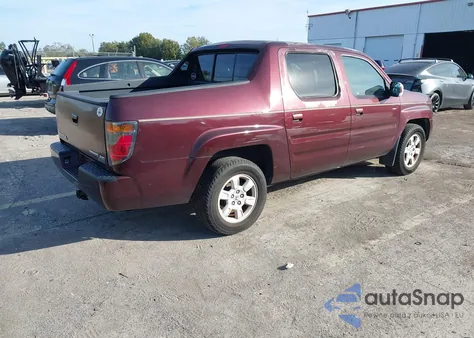 2007 Honda Ridgeline Rtl from USA, damaged, VIN 2HJYK16507H509545